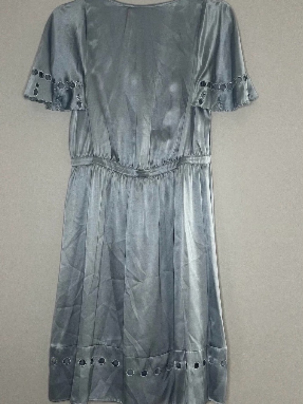 See By Chloé Light Blue Satin Dress